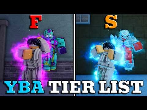 Your Bizarre Adventure Stands Tier List v1.8 [YBA]