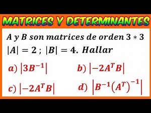 Propiedades de los determinantes