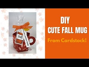 How To Create A DIY Cute Fall Mug Box For Fall Fun!