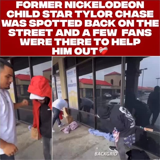 RAP INTEL 📡 on Instagram: "Former Nickelodeon child star Tylor Chase was spotted back on the street Christmas Eve ... but this time a few fans were there to help him out #viral #trending #explore #explorepage 🎥 Backgrid"