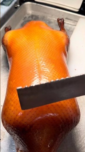 Authentic Peking Duck Carving Technique🔪😋 #usa #foryou #shorts