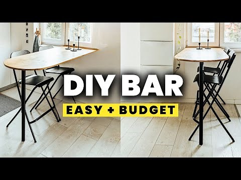 EASY DIY BAR | Using Budget Products From IKEA