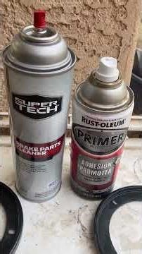 How to EASILY prep ABS plastic for painting. #shorts #plasticpaint #automobile