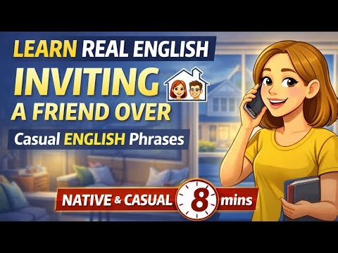 Invite Friends Like a Native | Real English Conversations | Intermediate level