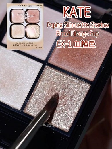 【KATE新作限定EX-1】ブラッドオレンジポップ｜ケイトポッピングシルエットシャドウ｜ kate Popping Silhouette Shadow Blood Orange Pop #ケイト
