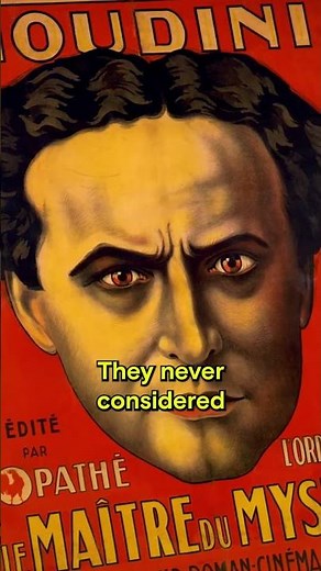 HOUDINI HAD REAL MAGIC POWERS?! | The UnXplained | #Shorts | History