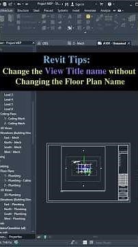 Revit View Title Name Problem Solve | Revit MEP | #revitmep