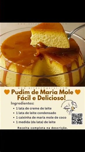 pudim de Maria mole #shorts