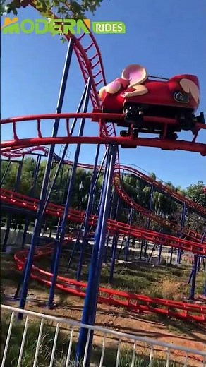 🎢 Crazy Mouse Roller Coaster | Thrilling Amusement Park Ride for Kids & Families