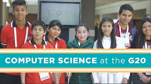 Please share the good news from the G20! There is international agreement about the importance of computer science and coding in schools. Together, we're going to bring computer science to all the world's students. Learn more at code.org. ❤️️🖥 | Code.org