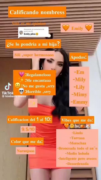 Respuesta a @yami.rmz.01PAra todas las Emilyss🧡 #fyp #viral