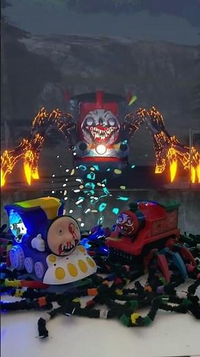 Thomas Train Choo Choo Charles kereta api Exe #cursedthomasthetrain #keretaapi #choochoocharles