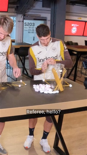 The Brentford Bees gear up for the University of West London's Engineering Career Challenge! ⚽🐝 This challenge calls for creative problem solving, logical thinking, and scientific acumen, all key skills acquired in UWL's engineering degrees! 🔧🧑‍🔧 Find out more about our courses 🔎: https://www.uwl.ac.uk/study Brentford FC #UWL #BrentfordFC #engineering #university #career #study #football | University of West London