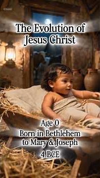 The Evolution of Jesus Christ ✝️ — From Birth to Resurrection