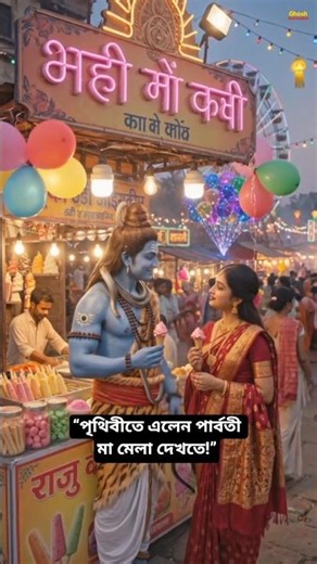 পৃথিবীতে এলেন পার্বতী মা মেলা দেখতে! #parvati #mahadev #bengalistory