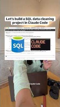 Build a SQL data cleaning project in Claude Code w/ me!