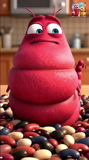 FART BATTLE 💨 | FUNNY 3D WORM ANIMATION SHORTS BY LARVALOOP #animation #funnyworms #cartoon