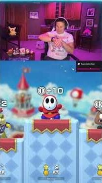 Butch man showcases how not to lose in Mario Party Jamboree mini-game.