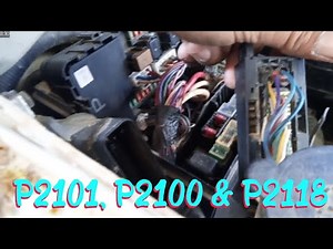 Nissan Navara 2013 P2101 P2100 and P2118 Fix | See Description