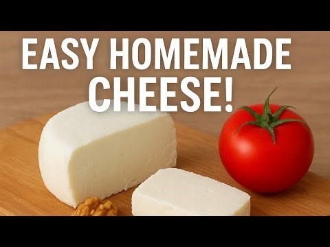 Easy Homemade Cheese Recipe #asmr#easycookin #HomemadeCheese#recipe #CheeseRecipe#food#EasyRecipe