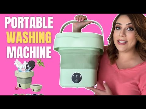 Limited space? Try this foldable mini washing machine- Unboxing & Review
