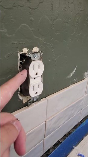 how to tile around electrical outlets/switches on backsplash