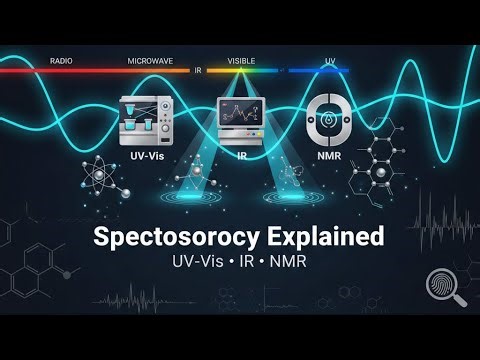 Spectroscopy Explained 🔬 | EM Radiation, UV-Vis, IR & NMR Techniques | Physical & Analytical Methods