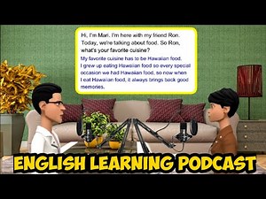Listening Bahasa Inggris melalui Podcast - Learn English Through Podcast | Favorite Food