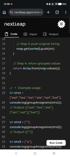 Group Anagrams JavaScript | Easy HashMap Approach Explained