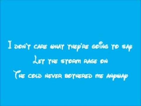 Frozen-Let It Go Lyrics