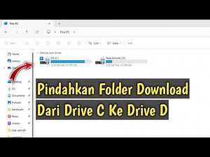 How to Move Download Folder From Drive C to Drive D