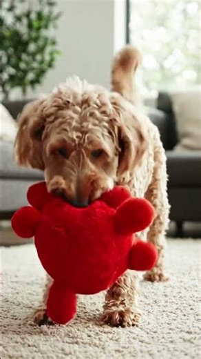 cute dogs play doll 🦮 #reels #puppy #cute #ai #comedy #pets