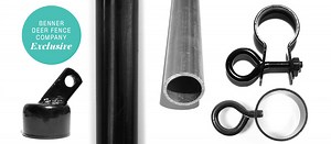 Deer Fence Post Sleeve - The Benner Deer Fence Company