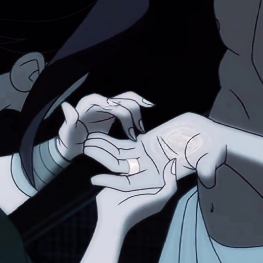 Romantic Kiss Scene Between Cale Tucker and Akima in Titan AE
