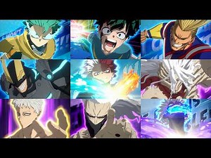 My Hero Academia All's Justice - All Characters Rising Animations