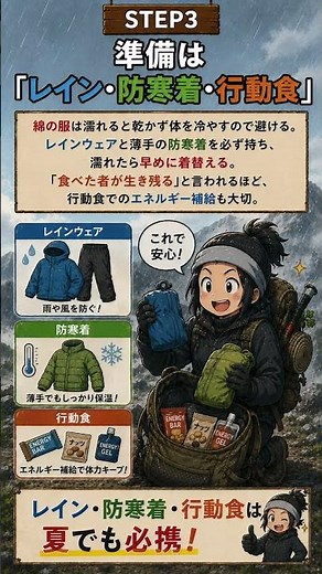 夏でも低体温症になる理由と準備｜山頂は12℃前後、震えは危険サイン #登山 #低体温症