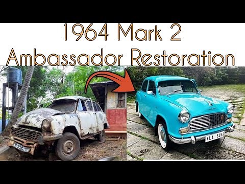 1964 Mark 2 Ambassador Restoration || Hindustan Ambassador Restoration india.