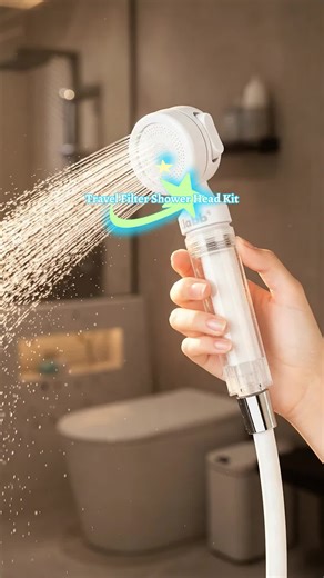 Travel Filter Shower Head Kit • Portable Outdoor Shower Set #TravelShower #PortableShower #CampingEssentials #RVLife #OutdoorShower #FilterShowerHead #TravelMustHaves #BeachEssentials #HikingGear #TravelKit