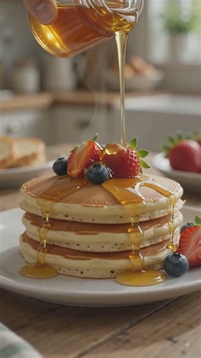 Soft & Fluffy Pancake Recipe 🥞 Easy Homemade Breakfast