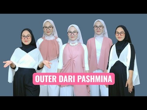 7 Tutorials on How to Make a Pashmina Outerwear Without Sewing (Fashion Hacks)