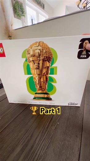 Satisfying LEGO World Cup Trophy Unboxing 🧱✨