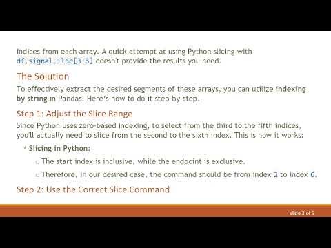 How to Cut Down the Length of an Array Based on Index in Pandas DataFrame