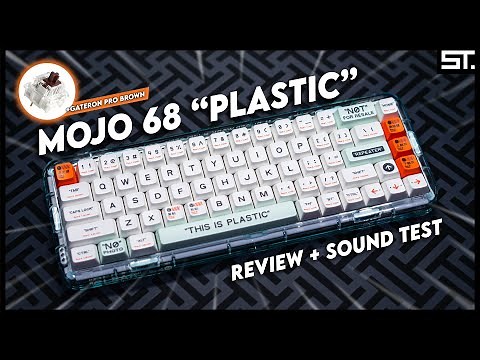 Melgeek Mojo68 "Plastic" Keyboard Review + Sound Test | Samuel Tan
