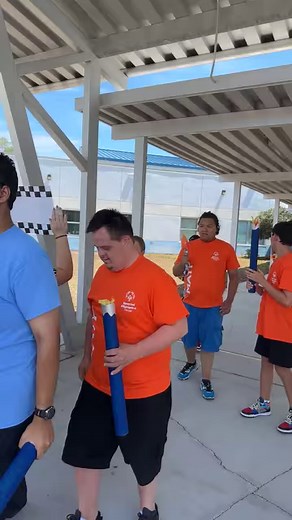 KICK OFF: Paul B. Stephens ESE Center hosted the finish line for the Pinellas County Law Enforcement Torch Run for Special Olympics Florida today! Over 70 officers, volunteers, athletes and students participated in the 4-mile long running of the torch, which was lit at the end of the ceremony by Paul B. student Jake Francis. This event happens statewide and culminates at the Opening Ceremony of our Special Olympics Florida State Summer Games. #PCSProud 🔥 | Pinellas County Schools