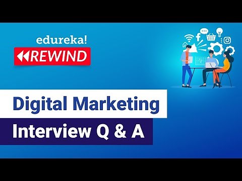 Digital Marketing Interview Questions and Answers | Digital Marketing Training | Edureka
