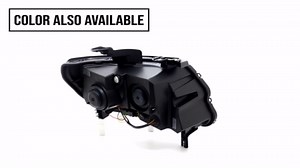 SPEC-D TUNING Black Switchback Projector Headlights w/Sequential LED Turn Signal and Startup Animation Compatible with 2015-2022 Chevy Colorado, Left + Right Pair Headlamps Assembly