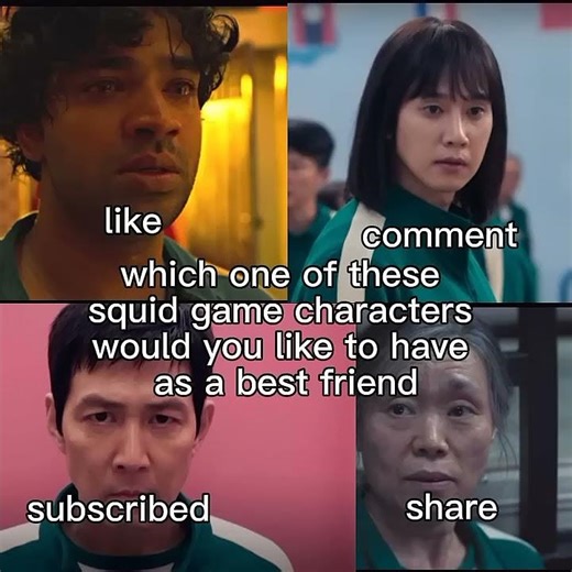 squid game main characters