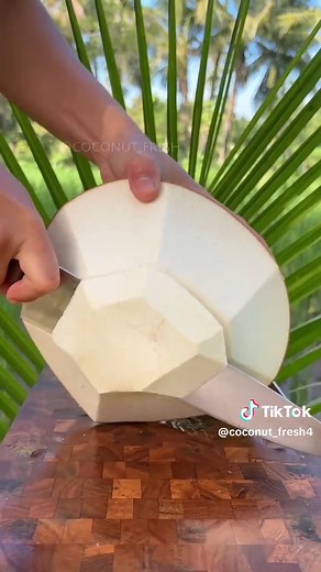 How to Crack a Coconut Easily: Satisfying ASMR Technique