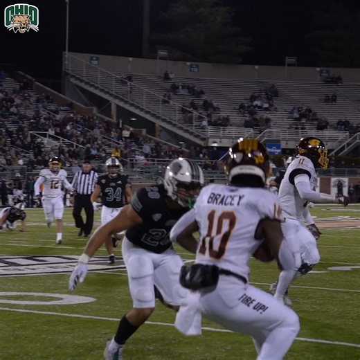 Walk On To Starter: Shane Bonner talks about his passion, drive to succeed, and most importantly, his father's impact on his football career ⬇️ READ MORE: bit.ly/47UF04e | #OUohyeah | Ohio Football