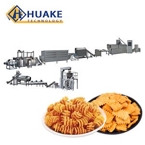 [Hot Item] Fried Corn Bugle Chips Machines Shall Extruder Production Line Fried Snack Food Bugles Pellet Chips Machine